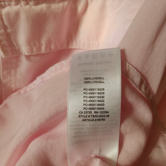 Aritzia The Group Babaton XXS pink lyocell utility shirt / blouse (fits xs & s) - Picture 7 of 7